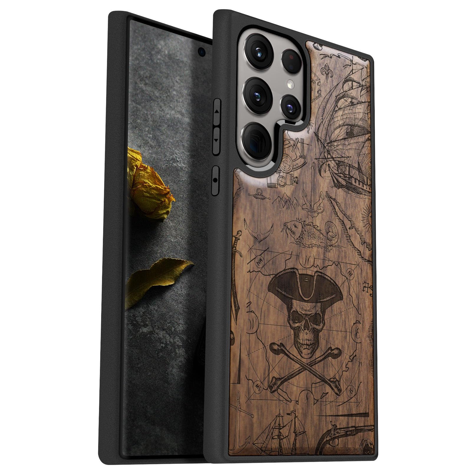 【色:黒い木】Carveit ウッドカバー 対応 Galaxy S24 Ultr Amazon.co.jp: Carveit ウッドカバー 対応 Galaxy S24 Ultra 用